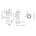 Talos Performance M10 Titanium Single Banjo Bolt Talos Performance M10 Titanium Single Banjo Bolt